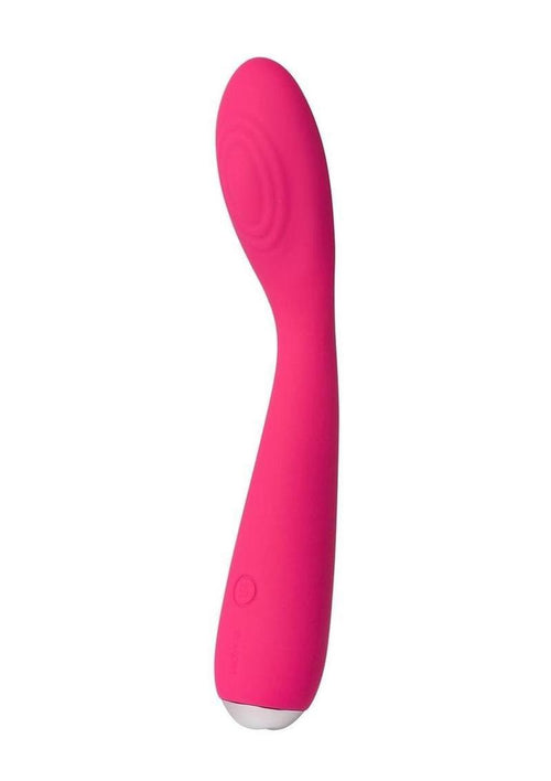 Load image 1 in gallery view. Svakom Iris Silicone G-Spot Rechargeable Vibrator - Pink/Plum/Red/Silver