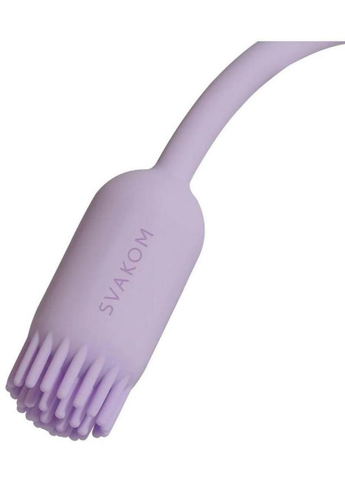Load image 1 in gallery view. Svakom Plume Rechargeable Silicone Dual Vibrator