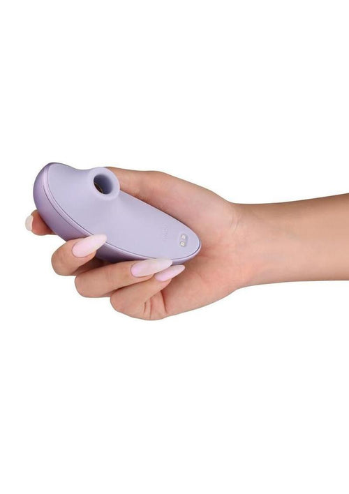 Load image 1 in gallery view. Svakom Pulse Galaxie App Compatible Rechargeable Silicone Clitoral Stimulator with Remote - Metallic Svakom
