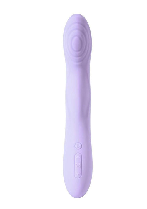 Load image 1 in gallery view. Selena Warming Rechargeable Silicone G-Spot Vibrator with Clitoral Stimulator Svakom