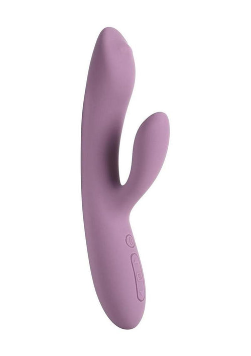 Load image 1 in gallery view. Svakom Trysta Neo Rechargeable App Compatible Silicone Rabbit Vibrator - Lavender/Purple
