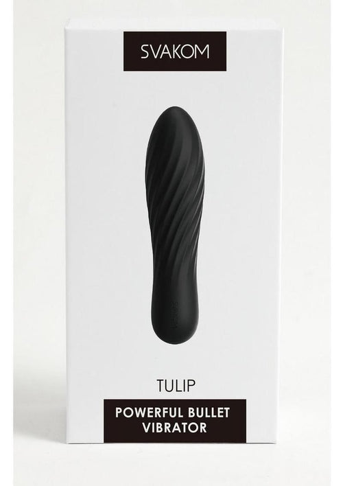 Load image 1 in gallery view. Svakom Tulip Rechargeable Silicone Bullet - Black