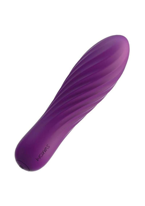 Load image 1 in gallery view. Svakom Tulip Rechargeable Silicone Bullet - Purple