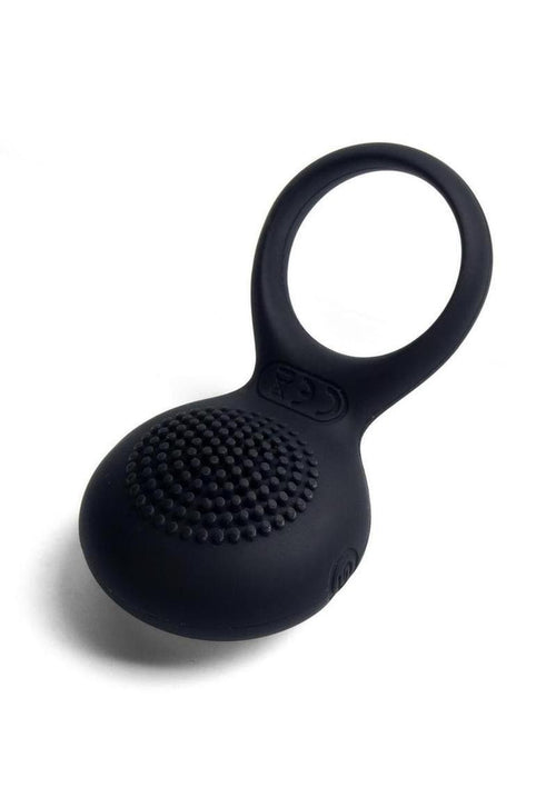 Load image 1 in gallery view. Svakom Tyler Silicone Rechargeable Clitoral Stimulator Couple's Ring - Black