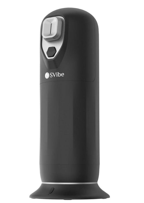 Load image 1 in gallery view. Svibe Ikon Jet Rechargeable Thrusting Warming Masturbator - Black