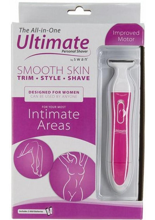 Load image 1 in gallery view. Swan The All In One Ultimate Personal Shaver Kit For Women - Pink/White
