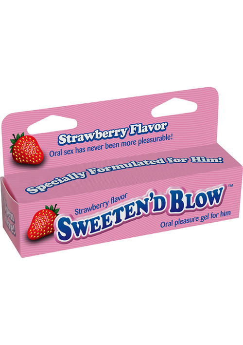 Load image 1 in gallery view. Sweeten D Blow Flavored Oral Pleasure Gel 1.5oz - Strawberry