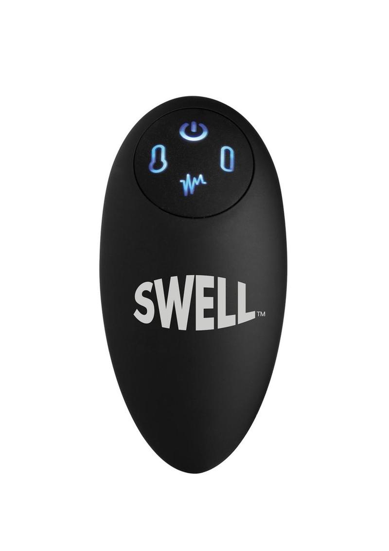 Swell Inflatable Rechargeable Silicone Vibrating Missile Anal Plug SWELL