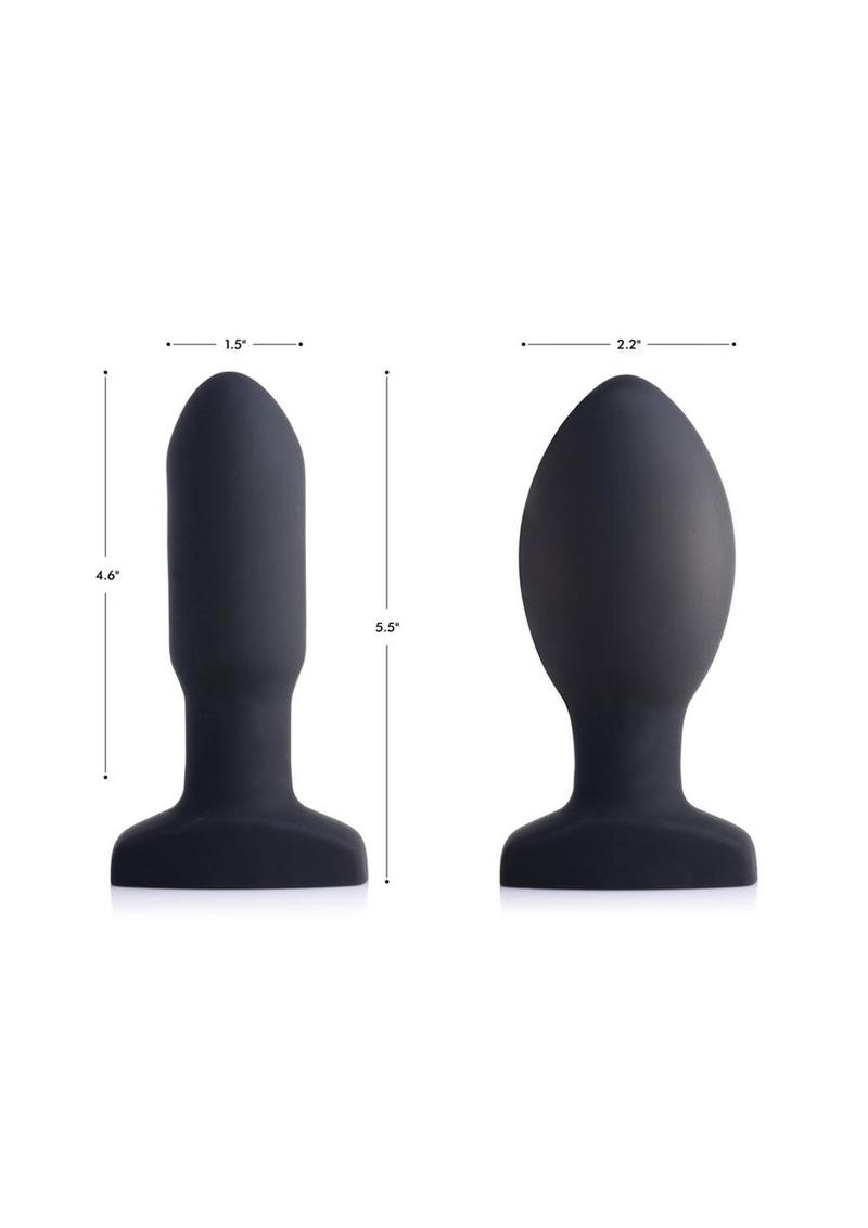 Swell Inflatable Rechargeable Silicone Vibrating Missile Anal Plug SWELL