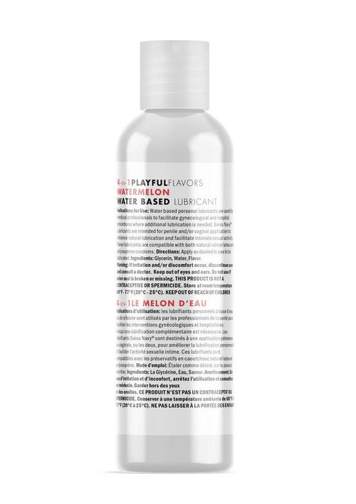 Load image 1 in gallery view. Swiss Navy 4 In 1 Flavored Lubricant 1oz - Watermelon