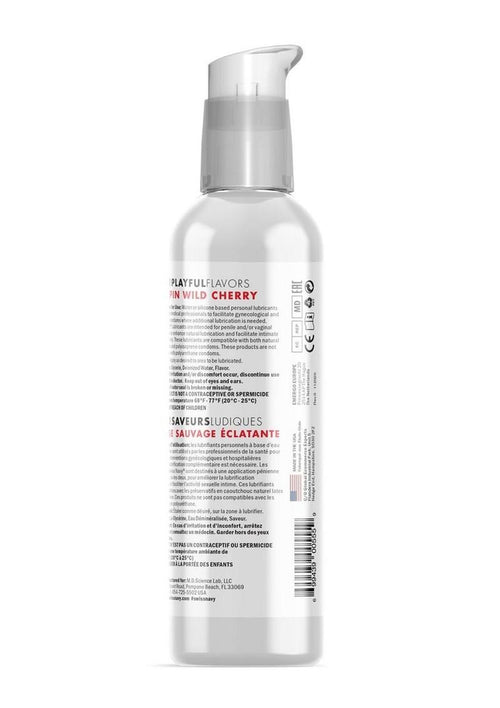 Load image 1 in gallery view. Swiss Navy 4 In 1 Flavored Lubricant 4oz - Poppin Wild Cherry Swiss Navy