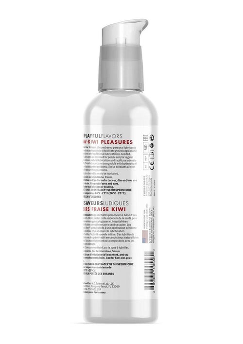 Load image 1 in gallery view. Swiss Navy 4 In 1 Flavored Lubricant 4oz - Strawberry/Kiwi Pleasure Swiss Navy