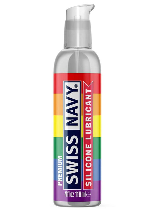 Load image 1 in gallery view. Swiss Navy Silicone Lubricant Pride Edition - 118ml/4oz