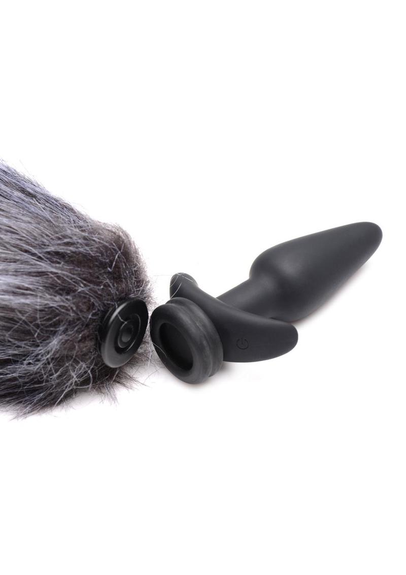 Tailz Vibrating Rechargeable Silicone Anal Plug and 3 Tails with Remote Control TAILZ