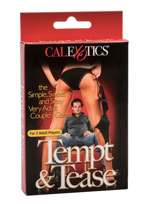 Load image 1 in gallery view. Tempt and Tease Couples Card Game