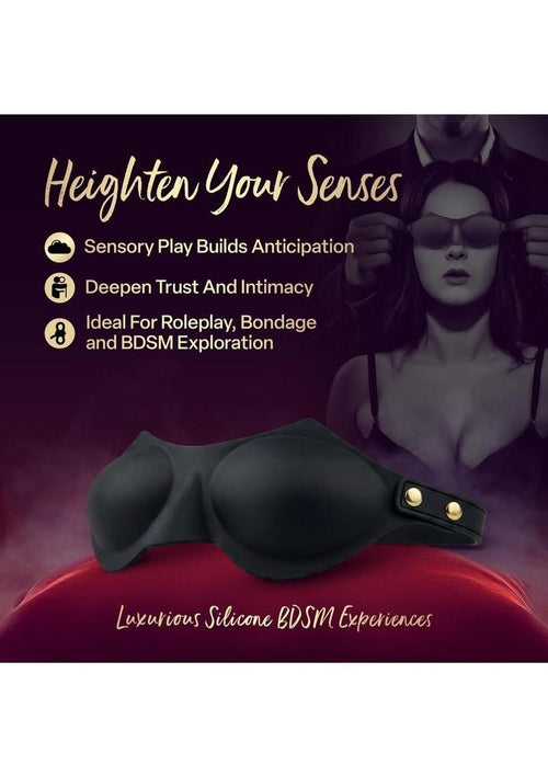 Load image 1 in gallery view. Temptasia Ardor Silicone Blindfold Blush