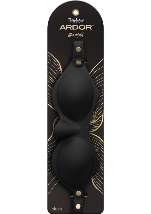 Load image 1 in gallery view. Temptasia Ardor Silicone Blindfold - Black
