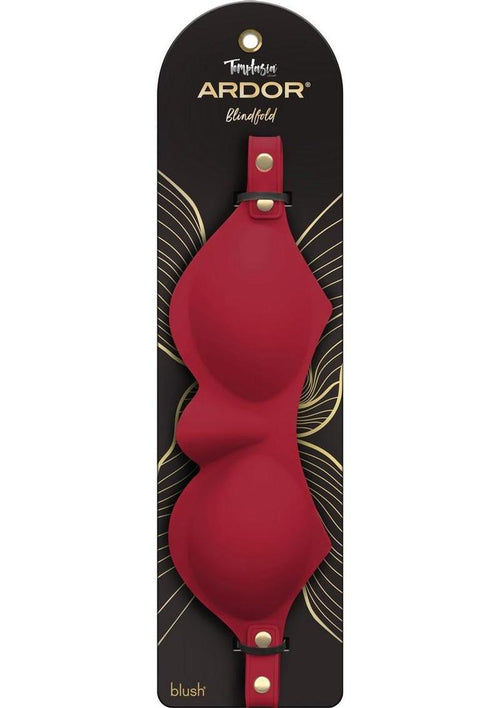 Load image 1 in gallery view. Temptasia Ardor Silicone Blindfold - Red