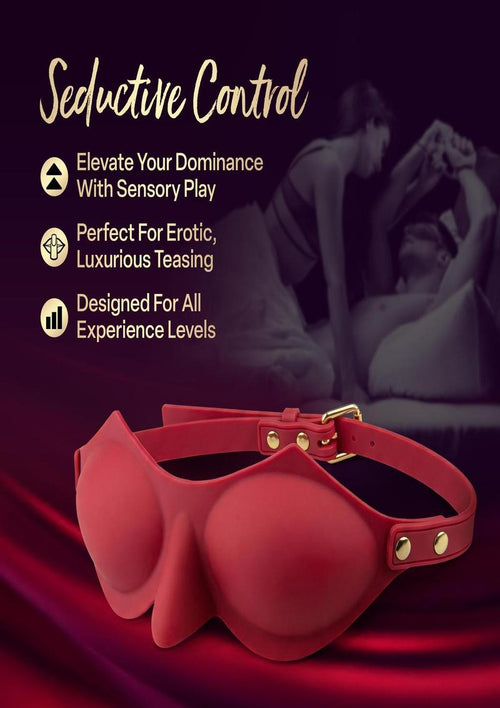 Load image 1 in gallery view. Temptasia Ardor Silicone Blindfold Blush