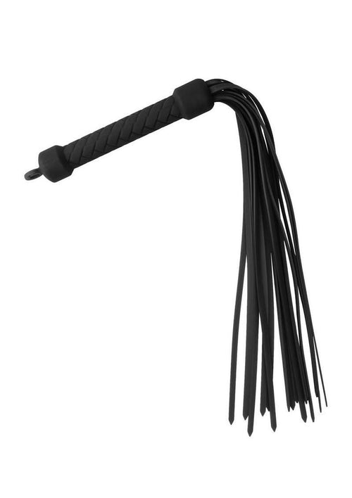 Load image 1 in gallery view. Temptasia Ardor Silicone Flogger - Black