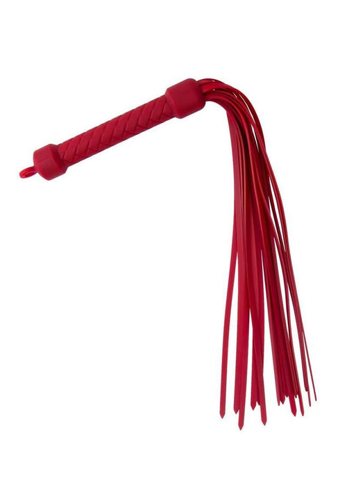 Load image 1 in gallery view. Temptasia Ardor Silicone Flogger - Red
