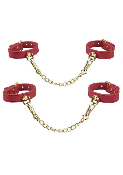 Load image 1 in gallery view. Temptasia Ardor Silicone Wrist and Ankle Restraints Temptasia