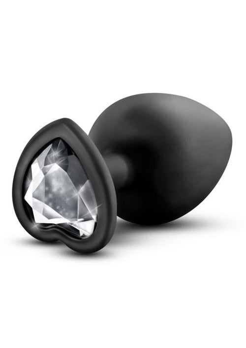 Load image 1 in gallery view. Temptasia Bling Plug Silicone Butt Plug - Black - Large