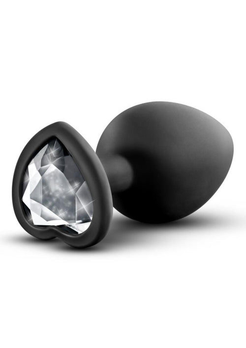 Load image 1 in gallery view. Temptasia Bling Plug Silicone Butt Plug - Black - Medium