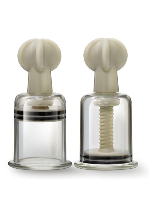 Load image 1 in gallery view. Temptasia Clit and Nipple Large Twist Suckers - Clear - Set Of 2