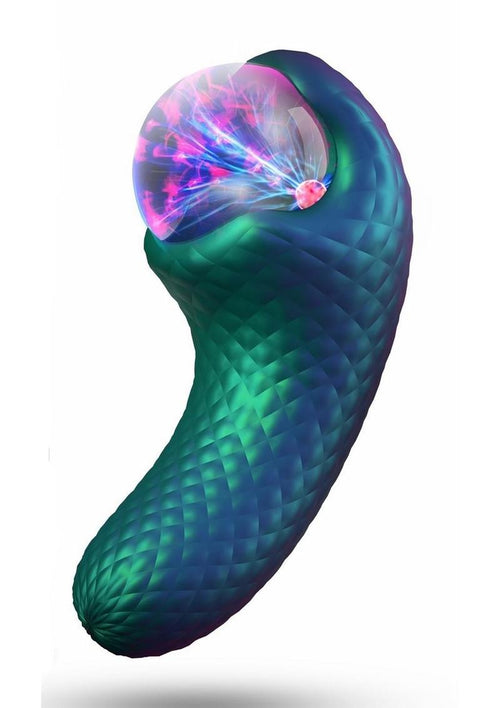 Load image 1 in gallery view. Temptasia Enchanted Serpent Rechargeable Silicone Dual Vibrator - Multicolor