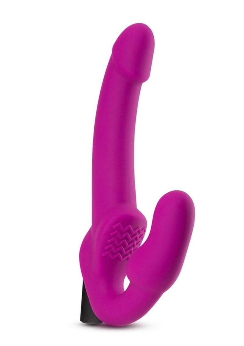 Temptasia Estella Strapless Silicone Vibrating Dildo with Rechargeable Bullet Temptasia