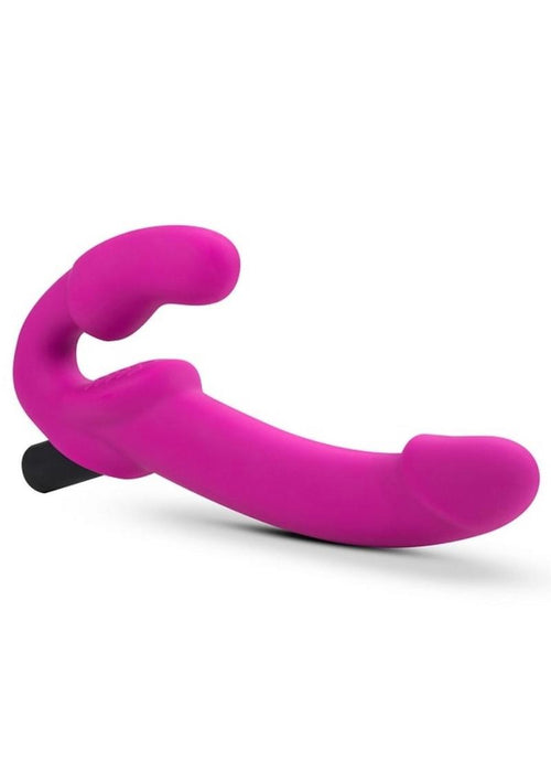 Load image 1 in gallery view. Temptasia Estella Strapless Silicone Vibrating Dildo with Rechargeable Bullet Temptasia