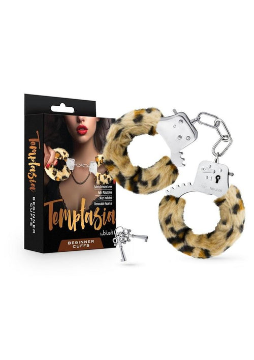 Load image 1 in gallery view. Temptasia Stainless Steel Beginner Cuffs - Leopard Print