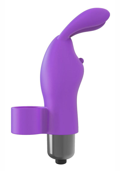 Load image 1 in gallery view. The 9's - Flirt Finger Silicone Bunny - Purple