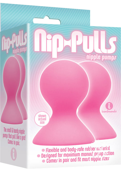 Load image 1 in gallery view. The 9's - Nip-Pulls Silicone Nipple Pumps - Pink