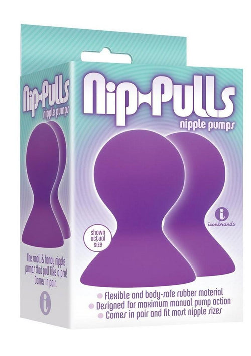 Load image 1 in gallery view. The 9's - Nip-Pulls Silicone Nipple Pumps - Purple/Violet