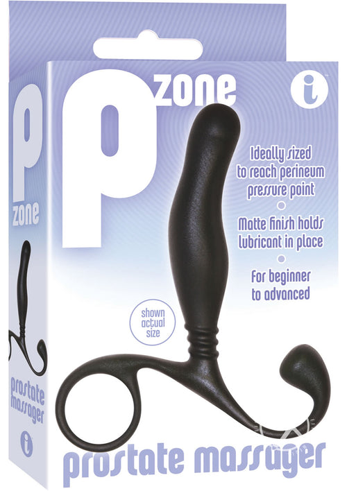 Load image 1 in gallery view. The 9's - P Zone Prostate Massager - Black