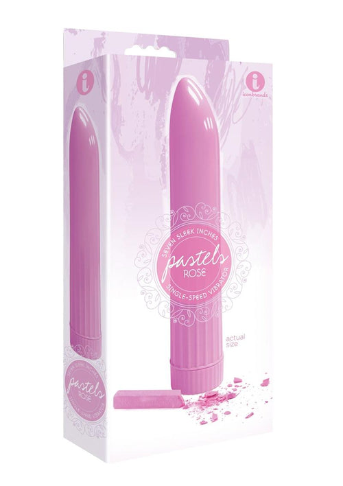 Load image 1 in gallery view. The 9's - Pastels Vibrator - Pink/Rose - 7in