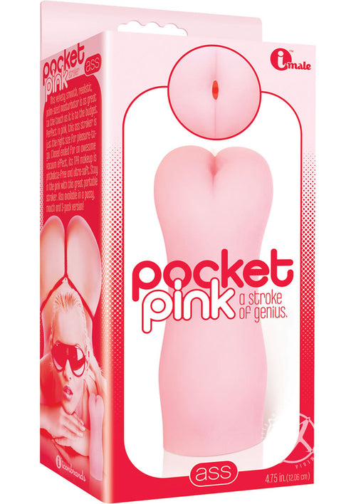 Load image 1 in gallery view. The 9's - Pocket Pink Mini Ass Masturbator - Pink