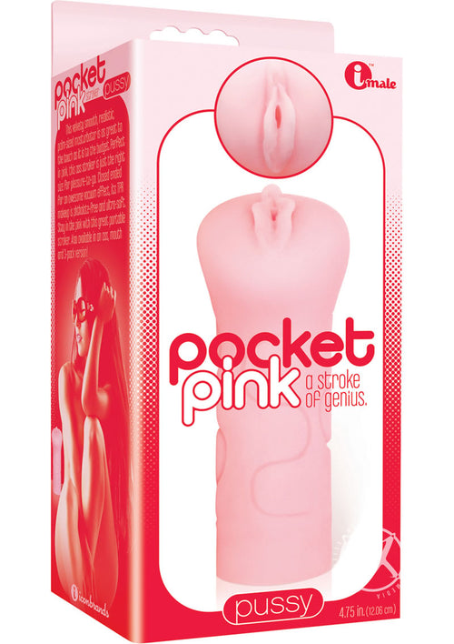 Load image 1 in gallery view. The 9's - Pocket Pink Mini Pussy Masturbator - Pink
