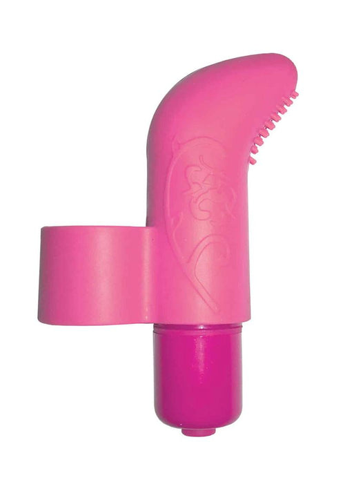 Load image 1 in gallery view. The 9's - S-Finger Silicone G-Spot Vibrator - Pink