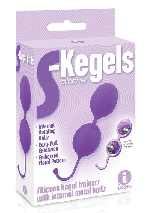 Load image 1 in gallery view. The 9's - S-Kegels Silicone Kegel Balls - Purple