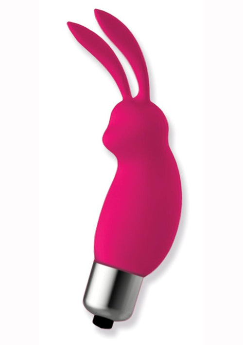 Load image 1 in gallery view. The 9's - Silibuns Silicone Bunny Bullet - Pink
