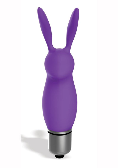 Load image 1 in gallery view. The 9's - Silibuns Silicone Bunny Bullet - Purple