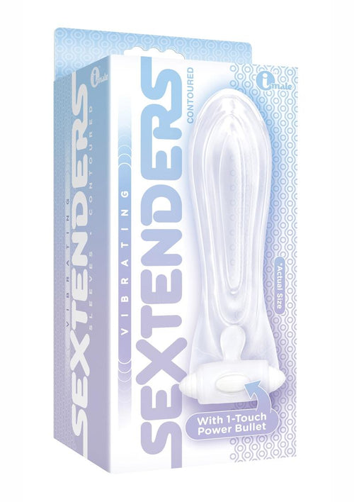 Load image 1 in gallery view. The 9's - Vibrating Sextenders, Contoured - Clear
