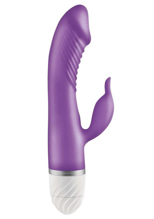 Load image 1 in gallery view. The Beat Tickler Silicone Clitoral Stimulator - Purple