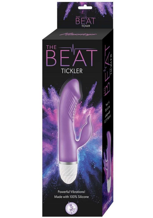 Load image 1 in gallery view. The Beat Tickler Silicone Clitoral Stimulator - Purple