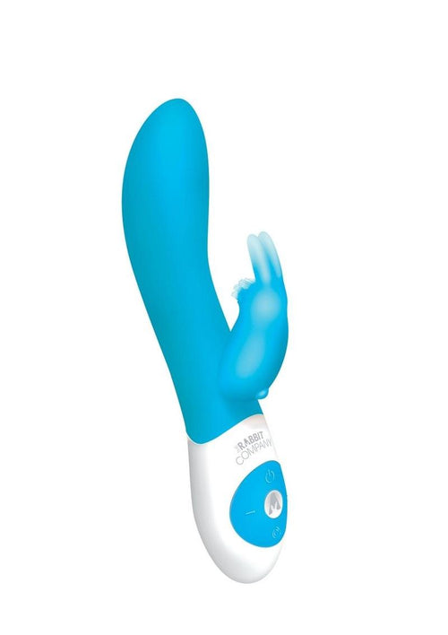 Load image 1 in gallery view. The Come Hither Rabbit Rechargeable Silicone G-Spot Vibrator - Blue