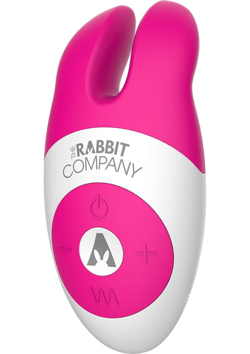 Load image 1 in gallery view. The Lay On Rabbit Rechargeable Silicone Massager - Hot Pink/Pink