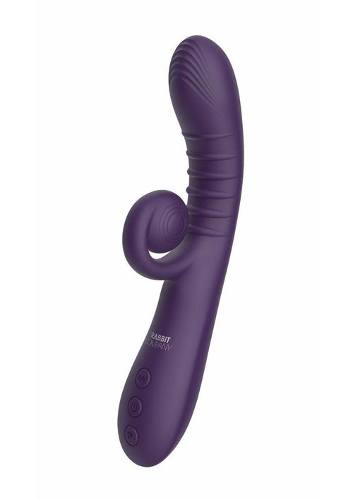 Load image 1 in gallery view. The Rabbit Company The Rolling Rabbit Rechargeable Silicone Vibrator - Purple